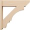 Ekena Millwork 7 1/2-in W x 28-in D x 28-in H Balboa Slat Rough Cedar Woodgrain TimberThane Outlooker, Primed Tan OUTUR075X28X28BOA24RCPR - alternate 5